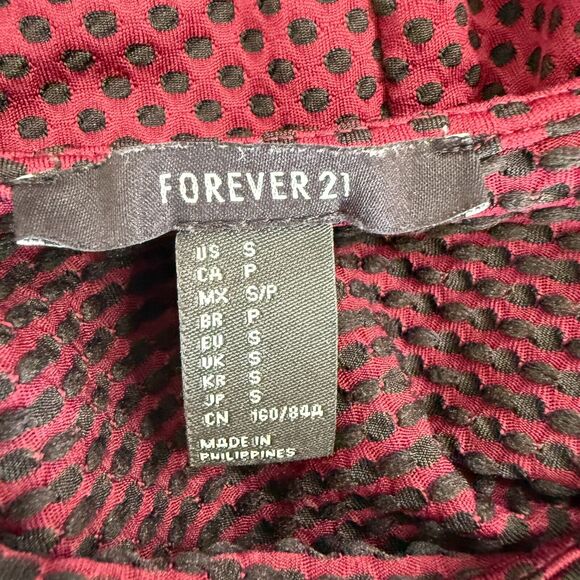 Womens Skater Dress Sz Small Burgundy Fit Flare Mini Y2K Sleeveless Stretch - Picture 5 of 9